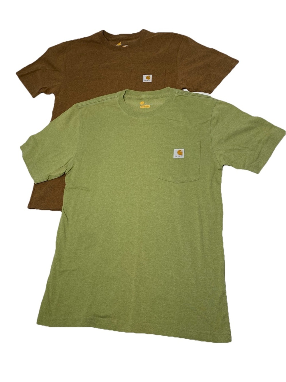 Carhartt Original Fit T-Shirt Bundle Green and Brown Men’s Size Small